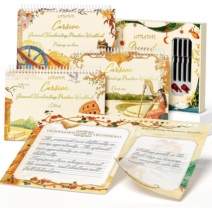 Cursive Magic Grooved Workbook: Master Elegant Writing VIP