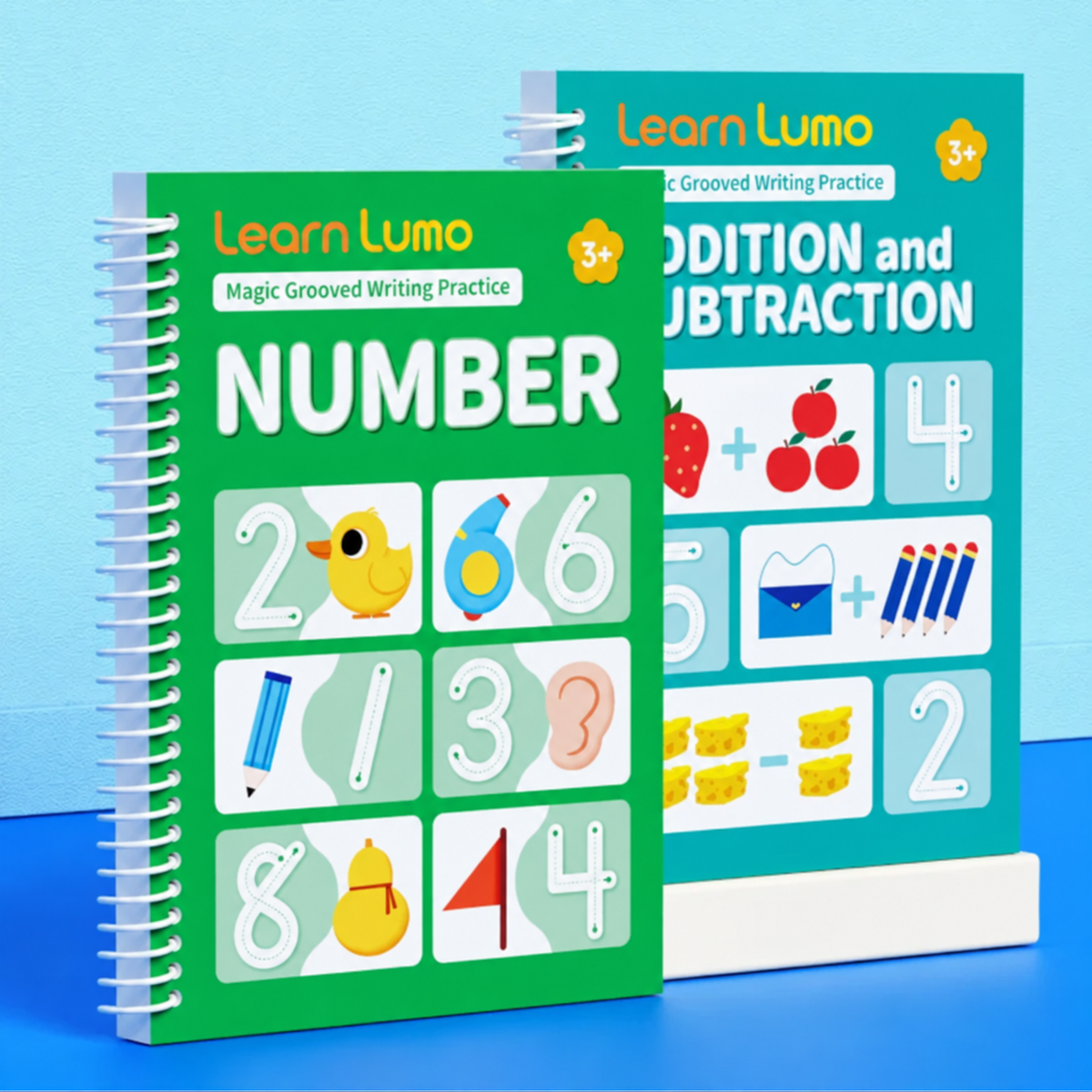 LumoTrace™ Magic Grooved Handwriting Practice Workbook for kids