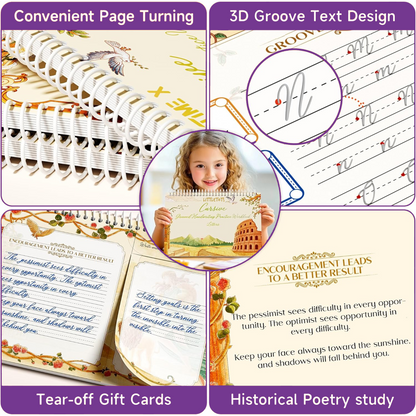 Cursive Magic Grooved Workbook: Master Elegant Writing VIP