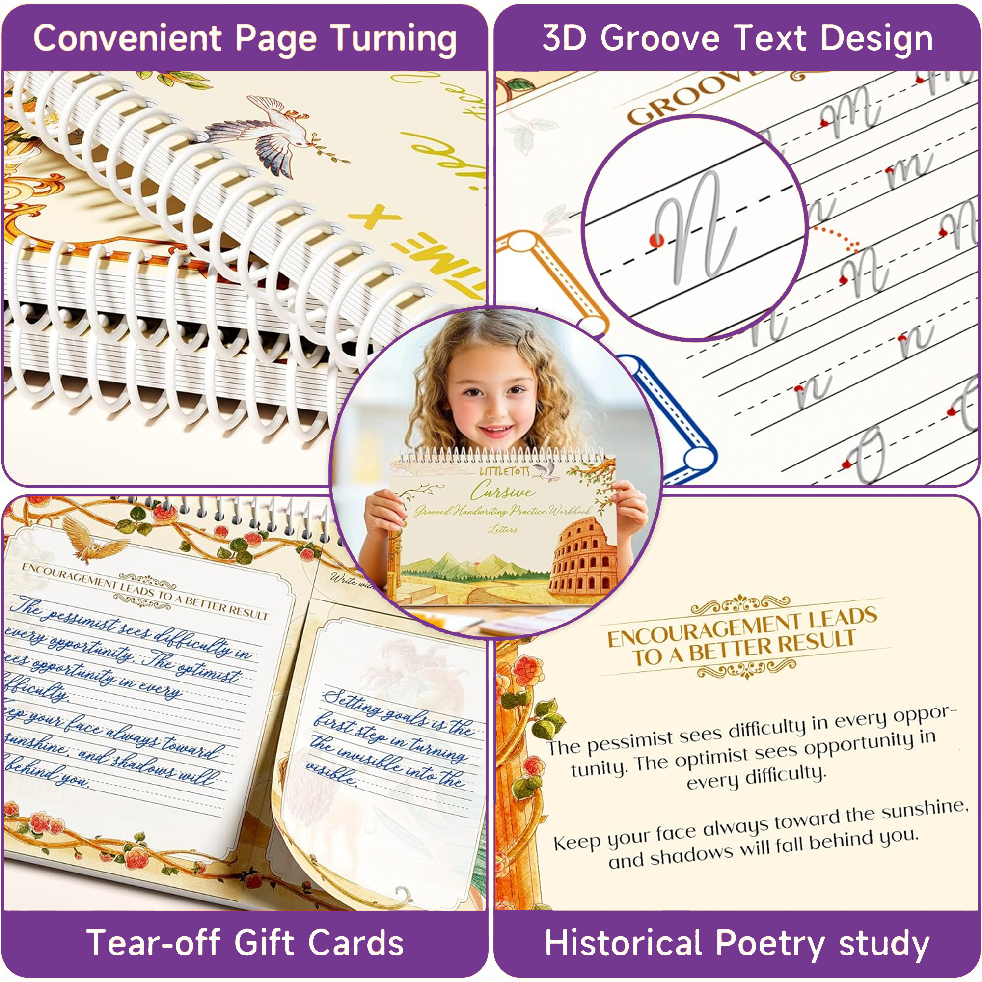 Cursive Magic Grooved Workbook: Master Elegant Writing