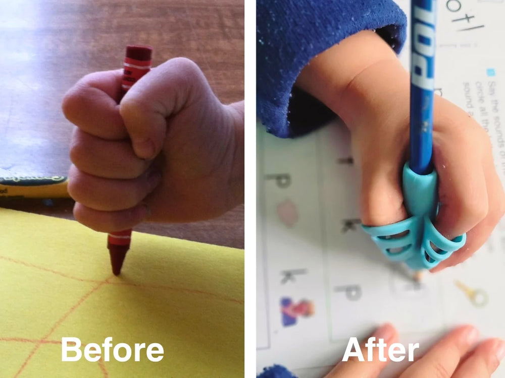 It Fixes Pencil Grip Without You Correcting Him (Lefties And Righties)