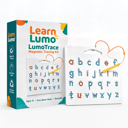 LumoMag: Magnetic Alphabet Tracing Board