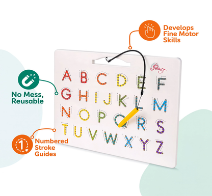 LumoMag: Magnetic Alphabet Tracing Board