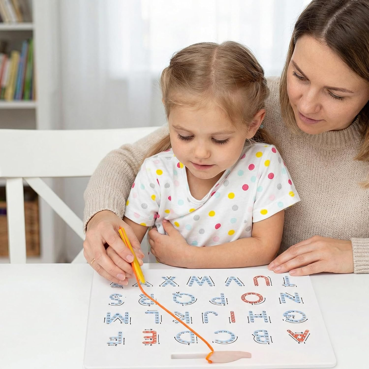 LumoMag: Magnetic Alphabet Tracing Board